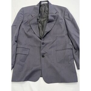 Hugo Boss Men's Glen Plaid Black Wool Blend Sport Coat Blazer 40L